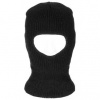 Kukla MFH pletená Balaclava 1 otvor čierna