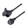Solight prodlužovací přívod 10m, 1 zásuvka IP44, 3 x 2.5mm2, kabel guma-neopren H07RN-F PS35
