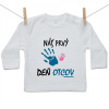 Boodyy Tričko s dlhým rukávom Náš prvý deň otcov (dievča) 80 (9-12 mesiacov)