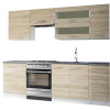 Tempo Kondela Kuchynská linka 2,4 m, dub sonoma / biela, FABIANA