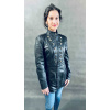 Max Original Leather Dámsky kožený kabát SHAKIRA LG. black (M 44-46) - Čierna - M
