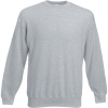 Fruit of the Loom Mikina Classic Set-In Sweat COT16220261014-heather gre 4XL Melír šedá