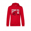 Superfutbal Mikina s kapucňou Gunners, červená Veľkosť: XL
