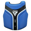 Chránič hrudi RDX AURA plus T-17 černo/modrý