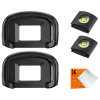 K&F Concept K&F Camera Viewfinder Cap*2pcs+Hot-shoe level*2pcs+Vacuum Cleaning Cloth*1, pre Canon EG