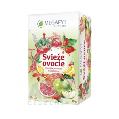 MEGAFYT Svieže ovocie ovocný čaj 20 x 2 g