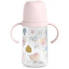 SUAVINEX | DRUHÁ fľaša s uškami BEAR 270 ml - RUŽOVÁ