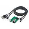2x USB+JACK konektor Subaru Outback (15->)