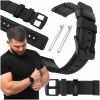 Pásik na inteligentné hodinky Amazfit Balance čierny 22 mm s teleskopmi