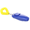 Plameniak pre výcvik psov 2v1 - kliker pre psov s píšťalkou - modrý