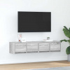 vidaXL TV stolíky 2 ks sivý dub sonoma 60x31x25,5 cm spracované drevo 861501