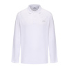 Slazenger Long Sleeve Plain Polo Men White XL