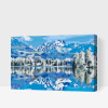 Vymalujsisam.sk Maľovanie podľa čísiel - Štrbské pleso Veľkosť: 40x60cm, Rám: Na plastovej doske