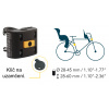 upevňovací systém k sedačkám na bicykel Bellelli B-FIX