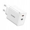 Choetech Nabíjačka GaN Adaptér 2x USB-C PD 65W Kocka pre Telefón