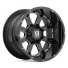 XD 825 BUCK 25 disk 20x12 5x127/5x139.7 78.1 ET-44, Gloss black