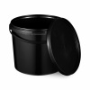 Plastové vedro 5 litrov ČIERNE – vhodné na POTRAVINY!