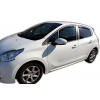 Okenné deflektory Peugeot 208 5D 2012-up 4 ks predné+zadné