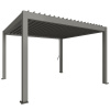 Pergola BIOHORT Farba: Tmavosivá metalická, Rozmer: 3,5x3 m