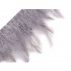 Prámik - kohútie perie 7-12 cm šedá svetlá 1m