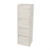 Mereo Opto kúpeľňová skrinka vysoká 125 cm, pravé otváranie, Multidecor, White Loft Pine CN995PWLP1