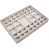 Krabička na šperky Stackers s 41 priehradkami supersize velvet taupe