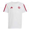 Adidas Dětské tričko BAYERN MNICHOV Tee bílé velikost: 152