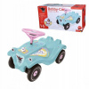 BIG auto Bobby Car Classic Unicorn ekologické tyrkysové s klaksónom a trendy nálepkami