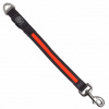 Dog fantasy Vodítko USB LED nylonový přepínací svítící oranžové 2,5x39cm