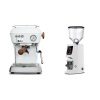 Ascaso Dream PID, Cloud White + Eureka Atom W 65, white