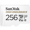 SanDisk MicroSDXC karta 256GB High Endurance (R:100/W:40 MB/s, Class 10, U3 V30) + adaptér SDSQQNR-256G-GN6IA