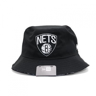 Klobouk New Era NBA Print Infill Bucket Brooklyn Nets Black Velikost: S