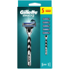 Gillette Mach3 holiaci strojček + náhradné hlavice 5ks