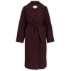 Vila Kabáty Fikka Long Jacket - Fig Bordová