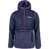 Columbia SWEET VIEW FLEECE HOODED PULLOVER tmavo modrá,biela,sivá Dámska mikina XS