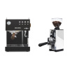 Ascaso Steel UNO PID, Black&Wood + Eureka Mignon Libra 65 All Purpose, CR white