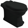 Kerasan RETRO WC misa 39x61cm, spodný/zadný odpad, čierna mat, 101631