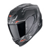 Prilba Scorpion EXO-520 Evo Air RANKA Matt Black Silver Red Veľkosť: XS (53-54 cm)
