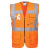 Portwest S476 BERLIN EXECUTIVE Reflexná vesta Fluorescenčno oranžová, XXL