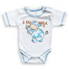 BABY´S WEAR Kojenecké body, krátky rukáv - MILK veľkosť: 74 (6-9m)