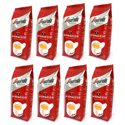 Segafredo Intermezzo zrnková káva 8 x 1 kg