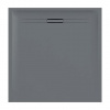 Geberit Sestra - Sprchová vanička, 80x80 cm, sivá 550.291.00.2