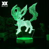 Nočná lampa 3D Pokémon Leafeon Pokemon GO (Nočná lampa 3D Pokémon Leafeon Pokemon GO)