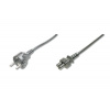Digitus Napájecí kabel, CEE 7/7 (Typ-F) - C5 M / F, 1,8 m, H05VV-F3G 0,75qmm, černý