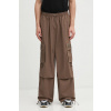 Nohavice Puma x RIPNDIP pánske, hnedá farba, rovný strih, 632417