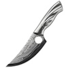 IZMAEL Kuchynský sekací nôž Fukaja Strieborná/Vzor/Bez puzdra 13.5 cm