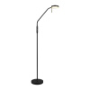 Čierna LED stojacia lampa (výška 160 cm) Moreno – Trio