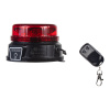AKU LED maják, 12x3W červený, diaľkové ovládanie, magnet, ECE R10