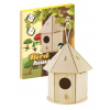 NiXiM Drevené 3D puzzle - Vtáčia búdka