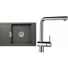 Set Schock S5-9 (dřez Mono D-100XS Silverstone + baterie Epos.120 Chrom)
